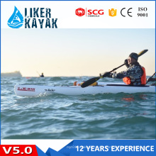 Casco plástico de calidad superior de solo asiento Kajak con 16 años de protección UV